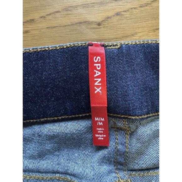 Spanx Women Size Medium Jeans Wide Leg Stretch Preppy City Loungewear Career - Picture 7 of 12
